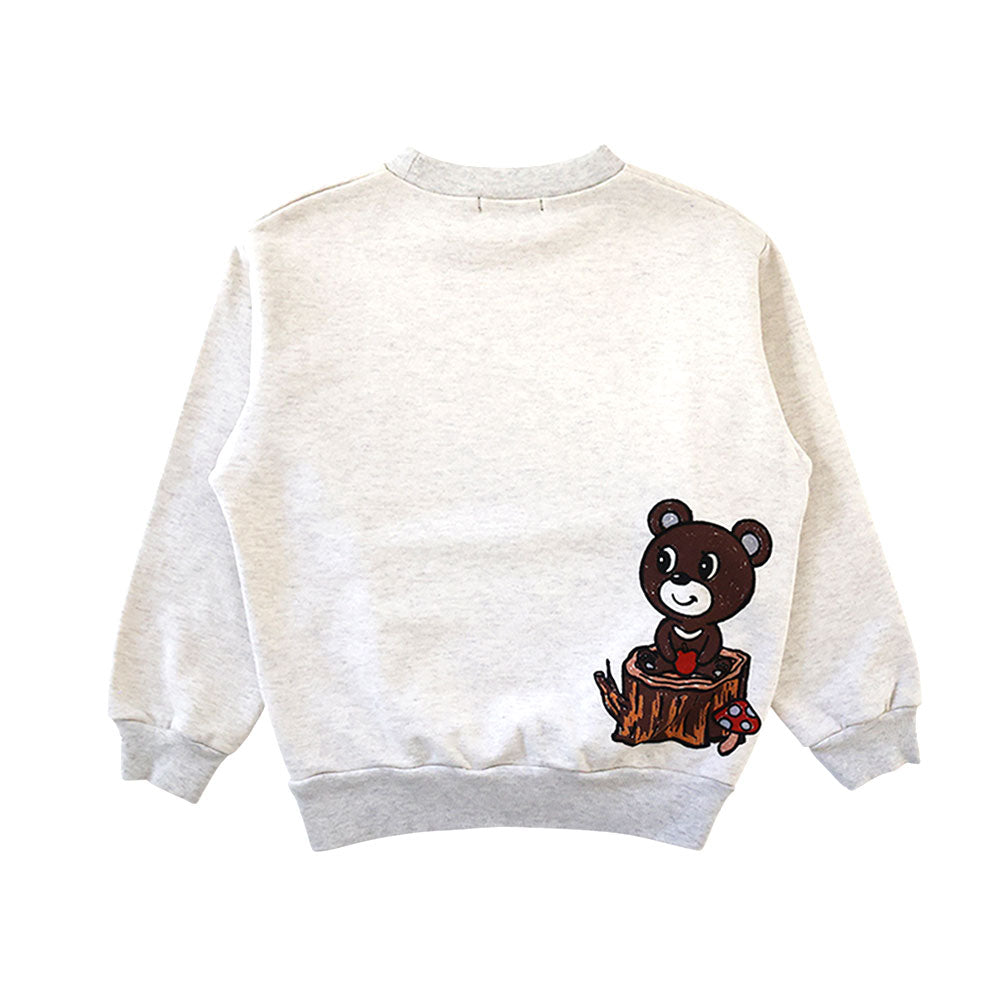 SEEK A BABY BEAR 裏毛トレーナー