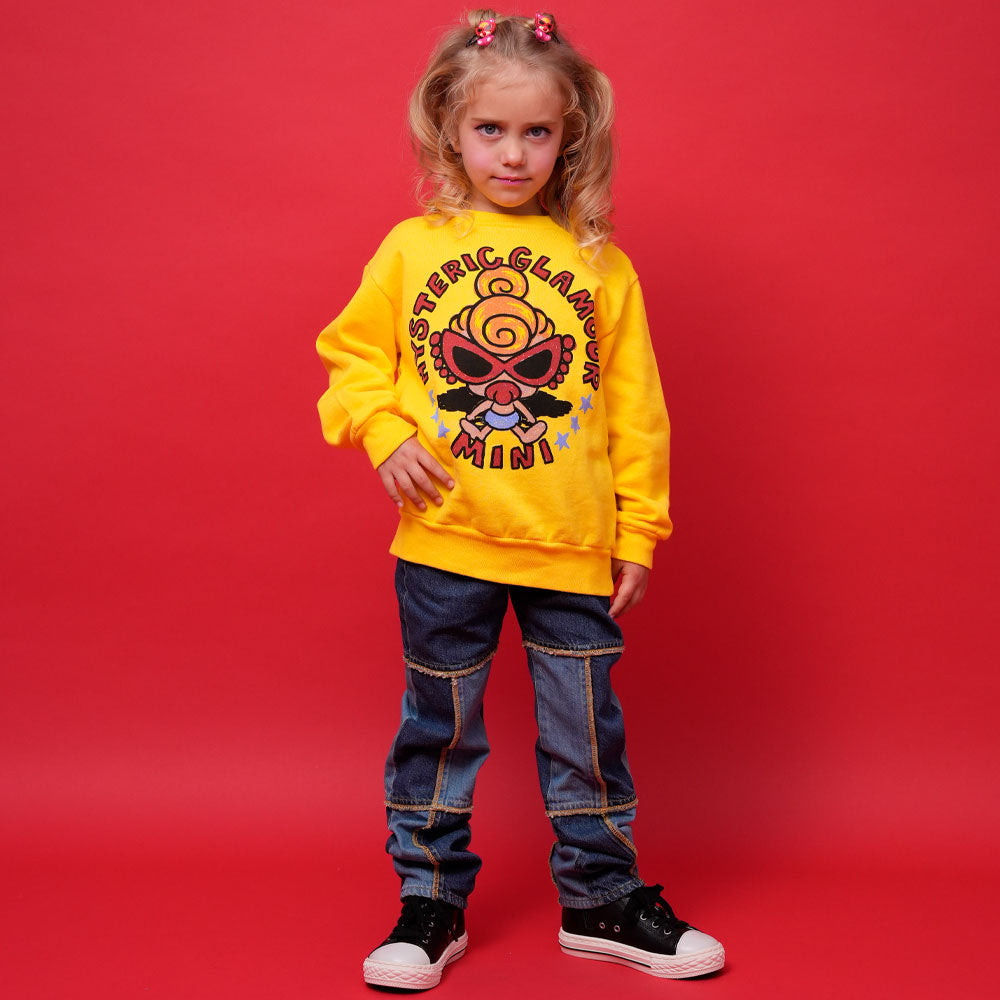 SUPER SELFISH BABY 裏起毛トレーナー