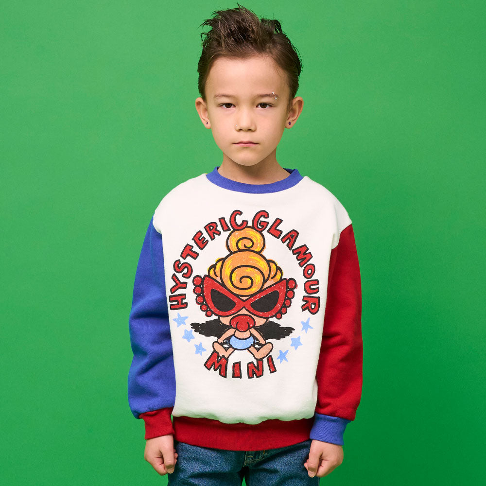 SUPER SELFISH BABY 裏起毛トレーナー
