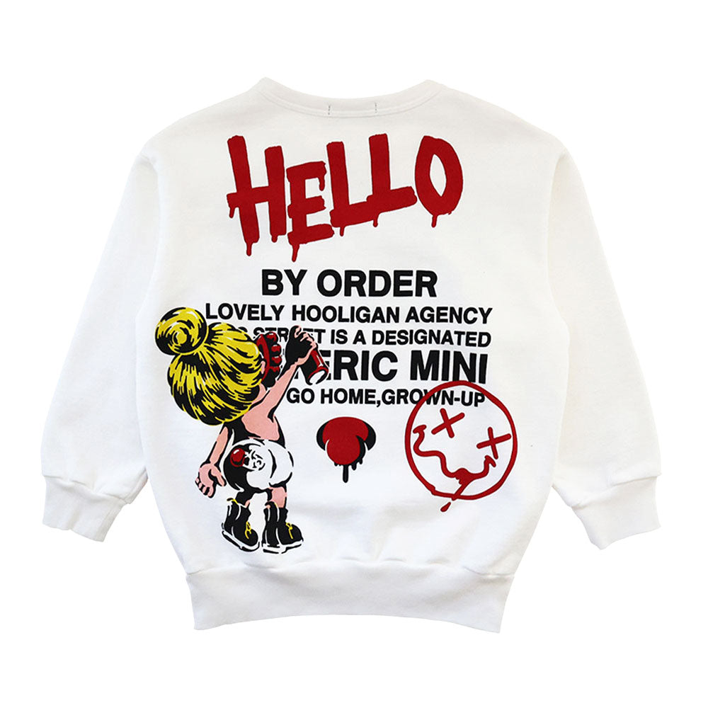 TAGGING MINI LOOPLUS 裏毛トレーナー