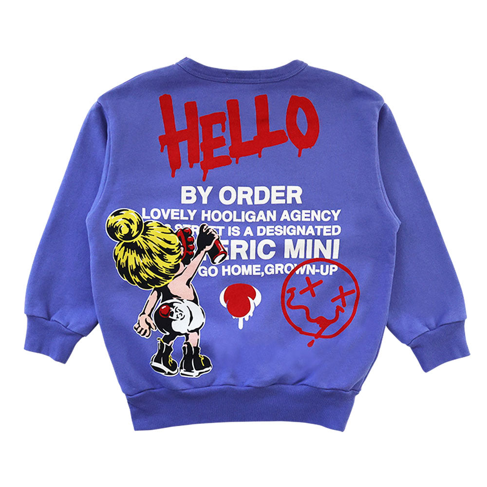 TAGGING MINI LOOPLUS 裏毛トレーナー