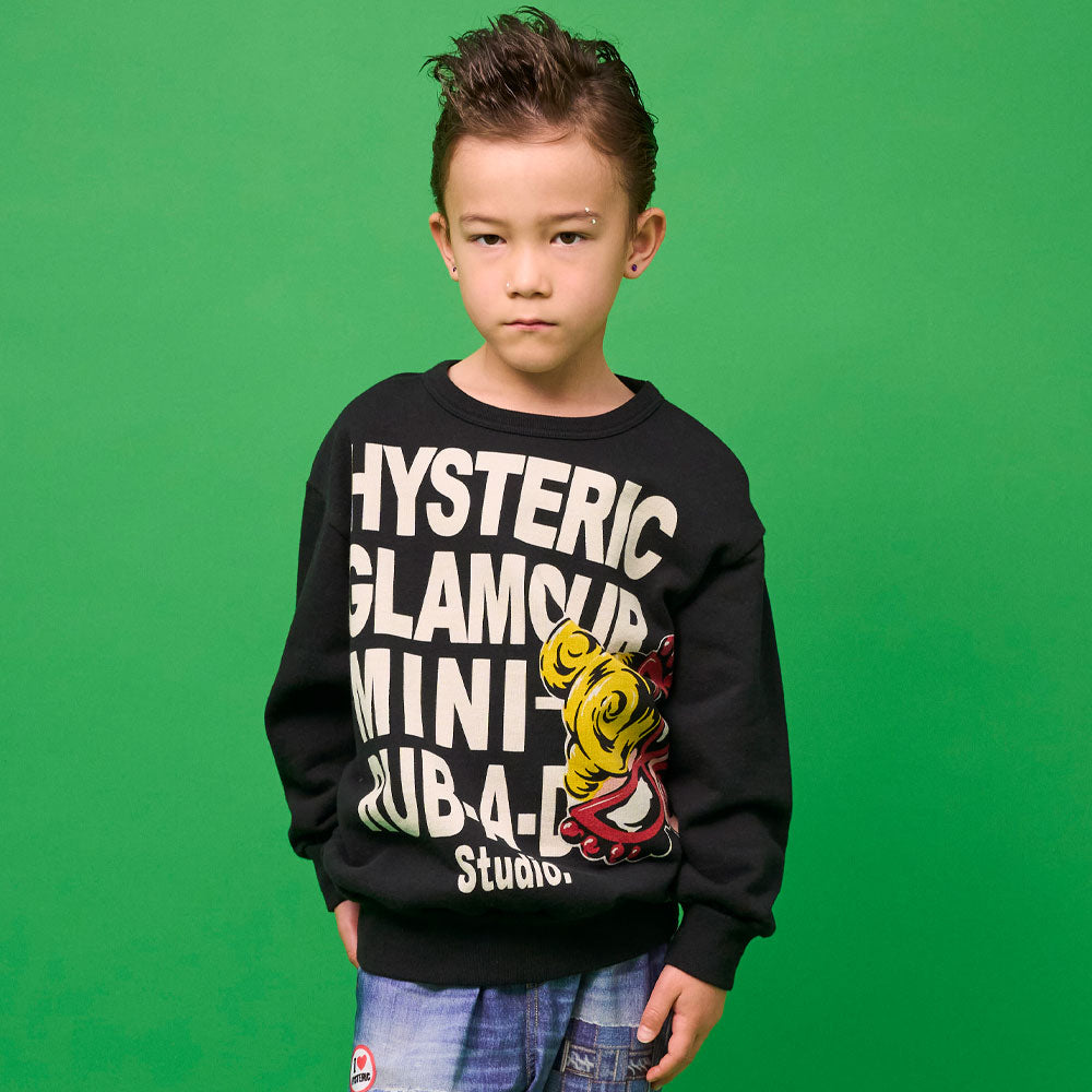 TAGGING MINI LOOPLUS 裏毛トレーナー