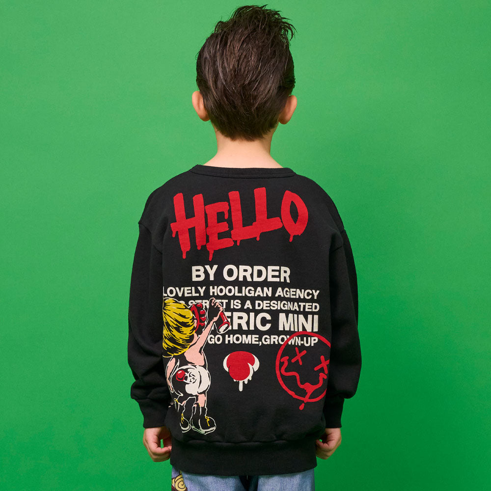 TAGGING MINI LOOPLUS 裏毛トレーナー