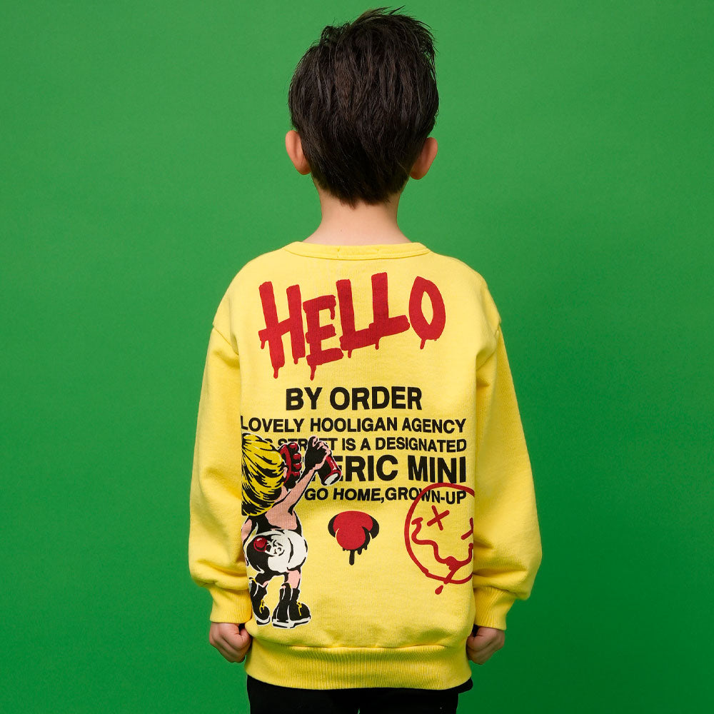 TAGGING MINI LOOPLUS 裏毛トレーナー