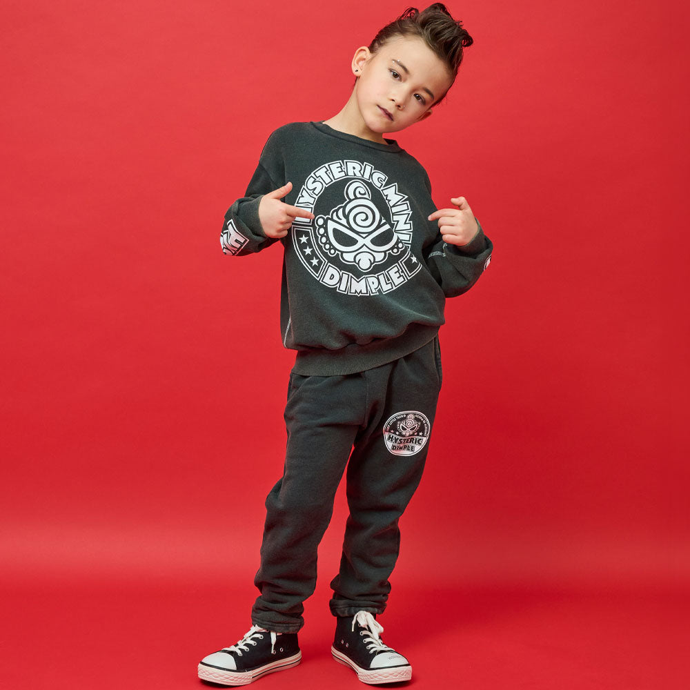 MINI FACE DIMPLE 裏毛スウェットパンツ