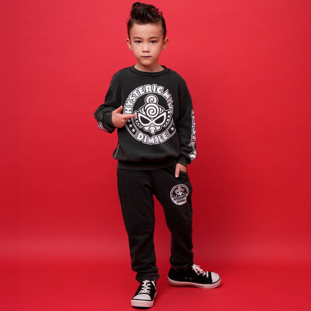 MINI FACE DIMPLE 裏毛スウェットパンツ