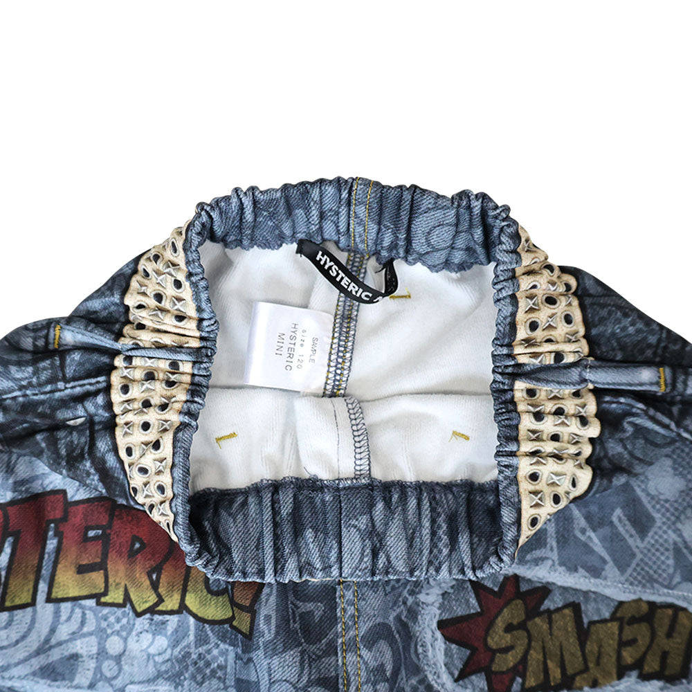 AMAZING COMICS Like a denim Viscotex 裏起毛パンツ