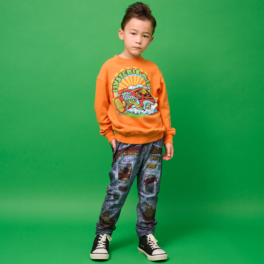 AMAZING COMICS Like a denim Viscotex 裏起毛パンツ