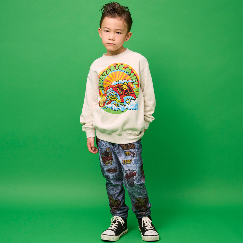 AMAZING COMICS Like a denim Viscotex 裏起毛パンツ