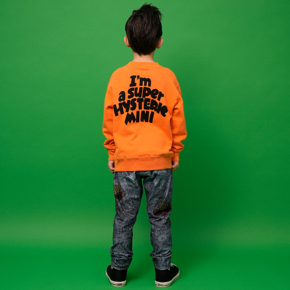 AMAZING COMICS Like a denim Viscotex 裏起毛パンツ