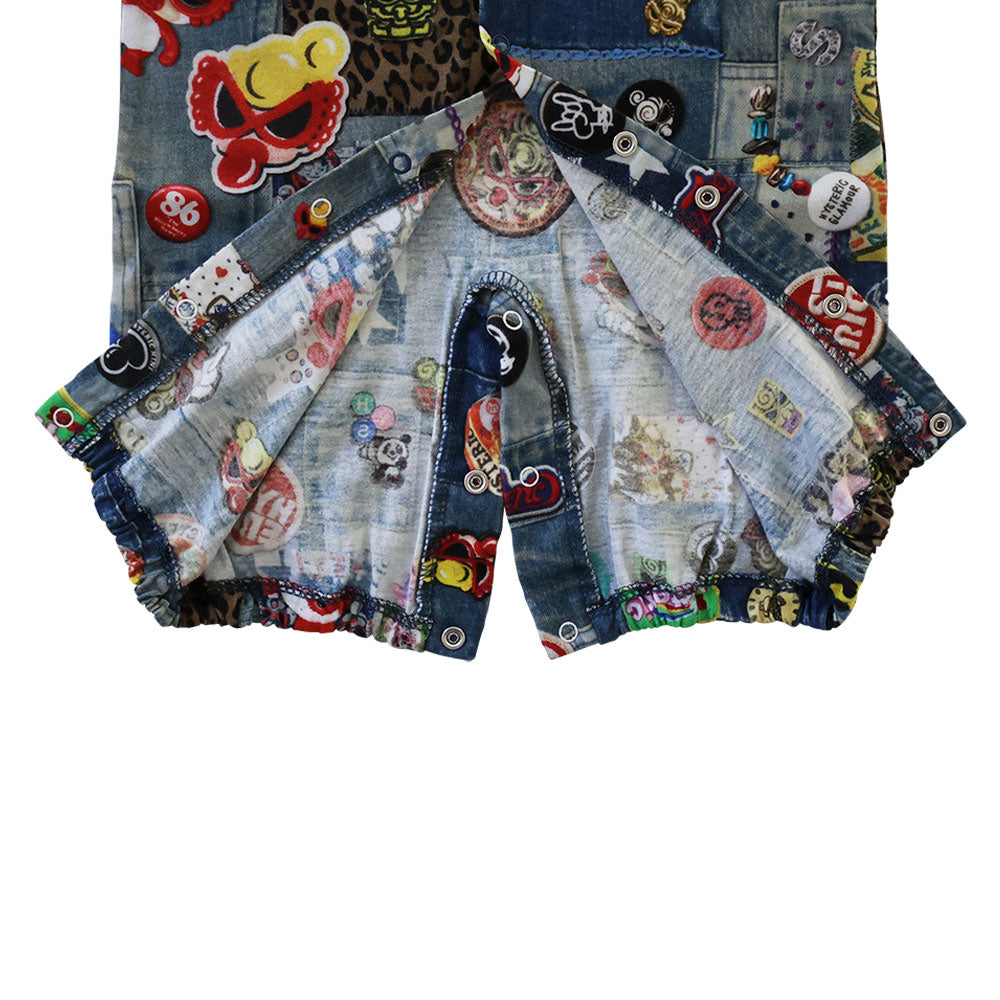 SCRATCH DENIM総柄 2WAYALL