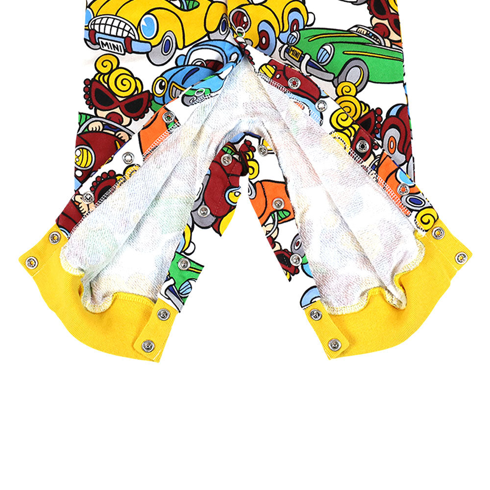 Oily Baby総柄 裏毛カバーオール