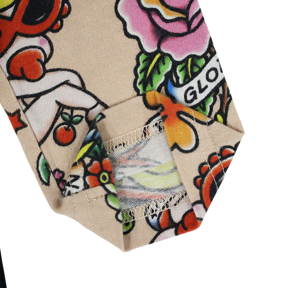 TATTOO PARLOUR 重ね着風 長袖Tシャツ