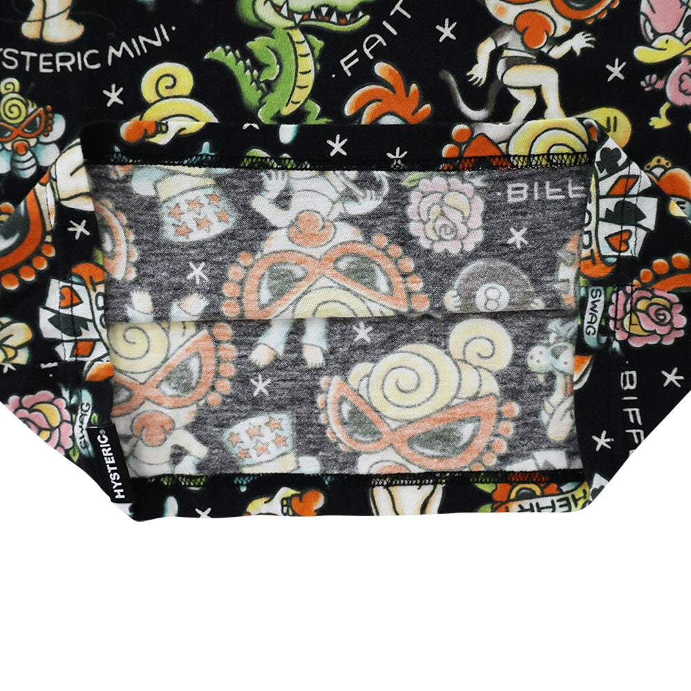 Tattoo総柄 Viscotex 半袖Tシャツ