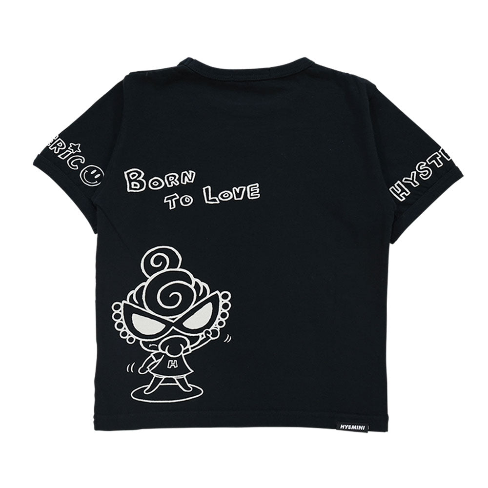 SELFISH BABY BORN TO LOVE リンガーTシャツ