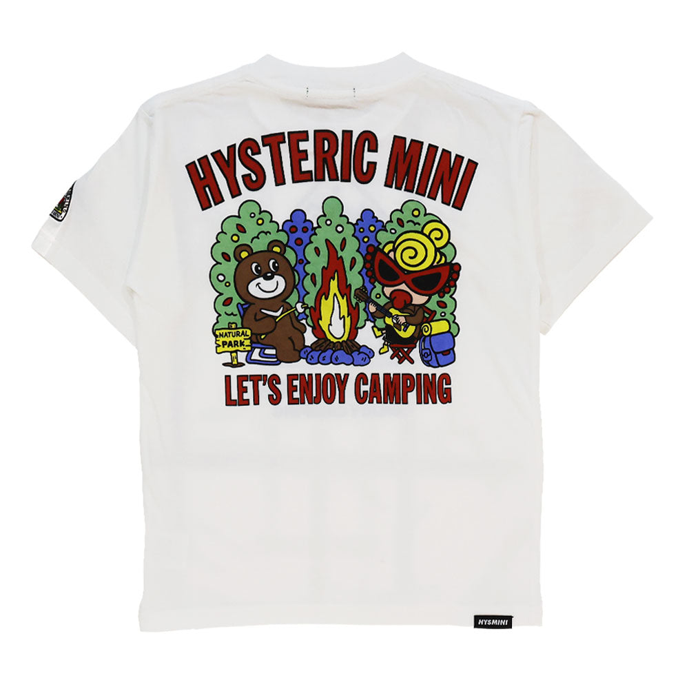CAMPMINI刺繍付半袖Tシャツ