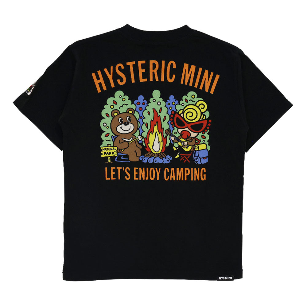 CAMPMINI刺繍付半袖Tシャツ