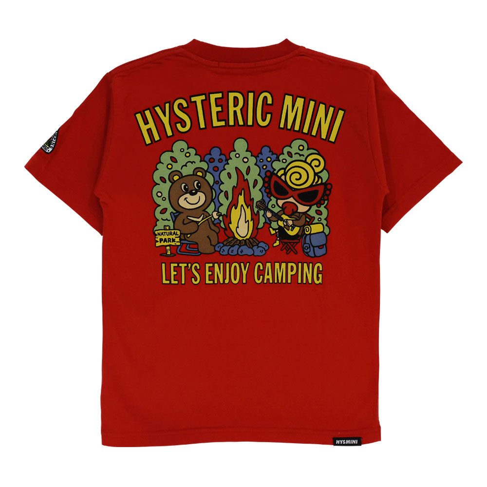 CAMPMINI刺繍付半袖Tシャツ