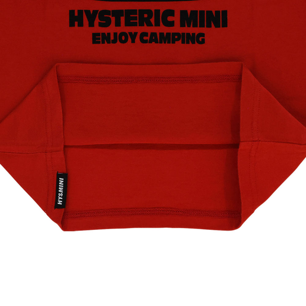 CAMPMINI刺繍付半袖Tシャツ