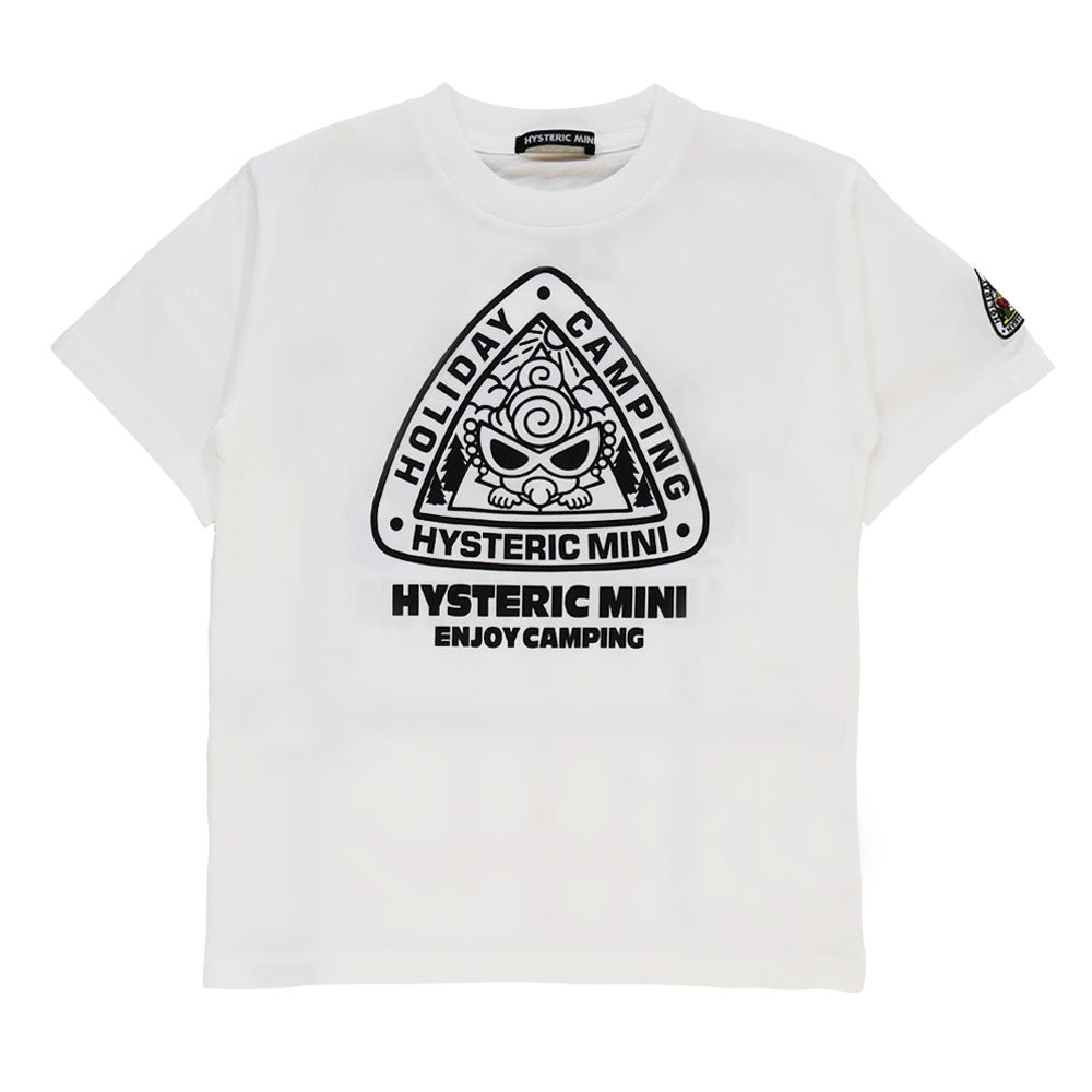 CAMPMINI刺繍付半袖Tシャツ