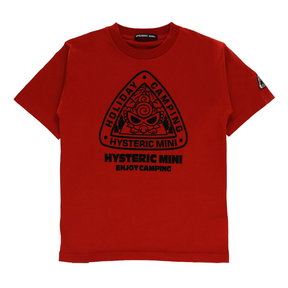 CAMPMINI刺繍付半袖Tシャツ