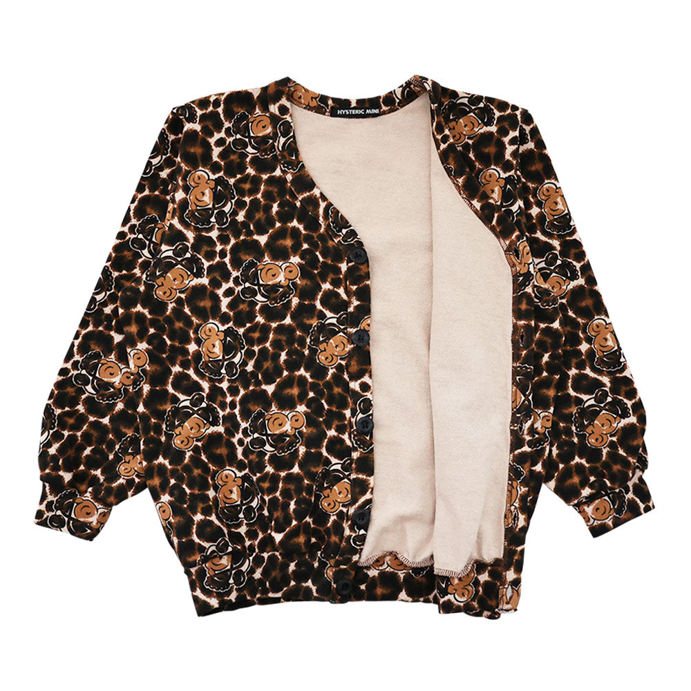 Leopard Rolling Mini総柄 カーディガン