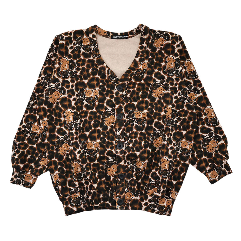 Leopard Rolling Mini総柄 カーディガン