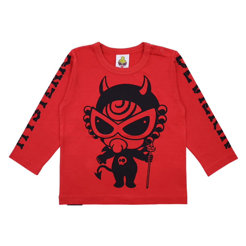 DEVILKIN BONE LOGO 長袖Tシャツ