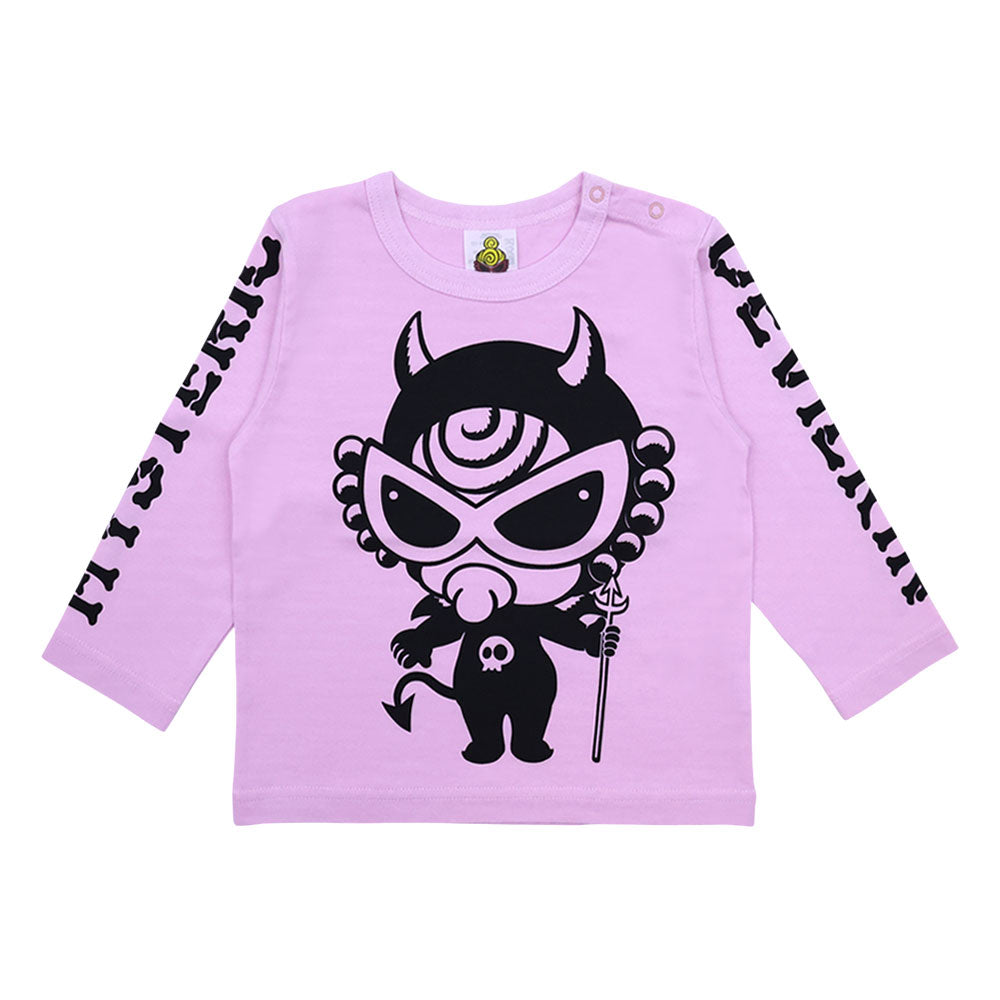 DEVILKIN BONE LOGO 長袖Tシャツ