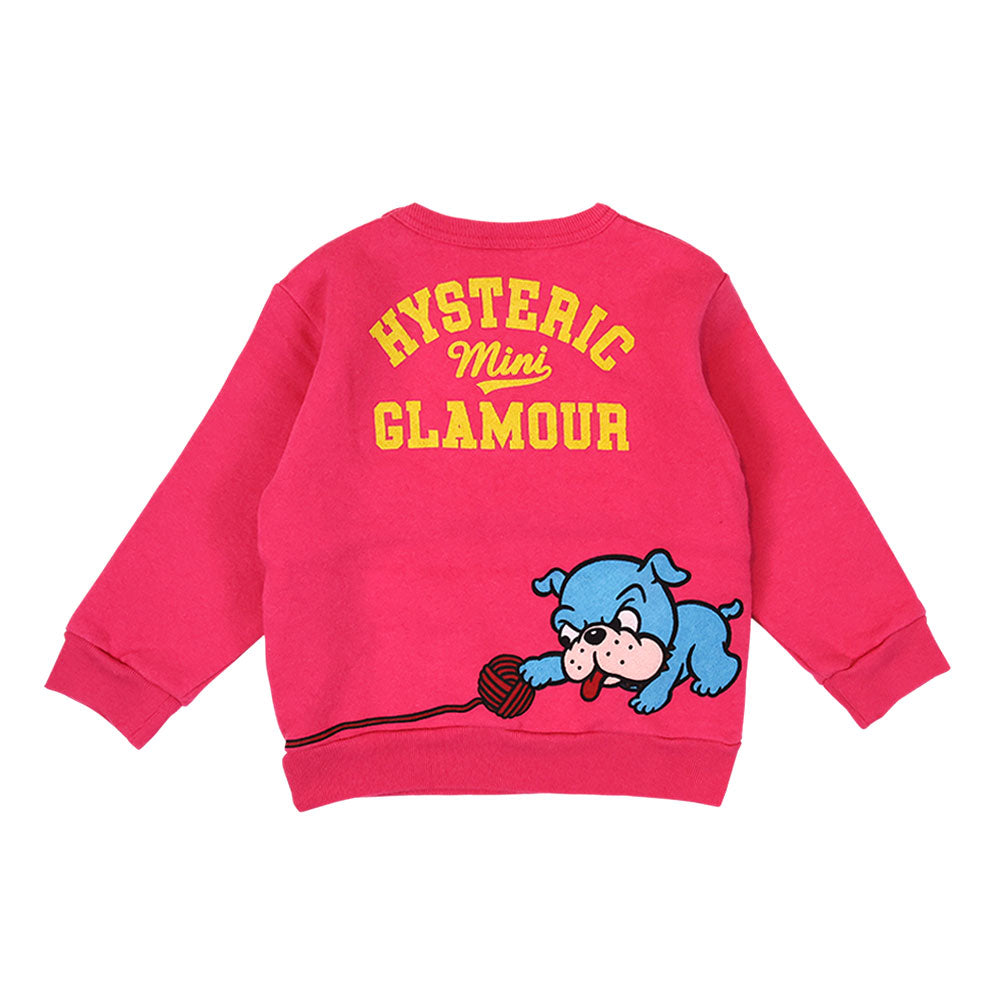 MY FIRST HYSTERIC KNIT WITH MINI 裏毛トレーナー