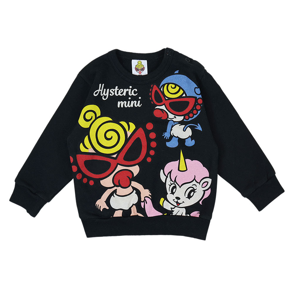 MY FIRST HYSTERIC HAPPY NAPPY 裏毛トレーナー