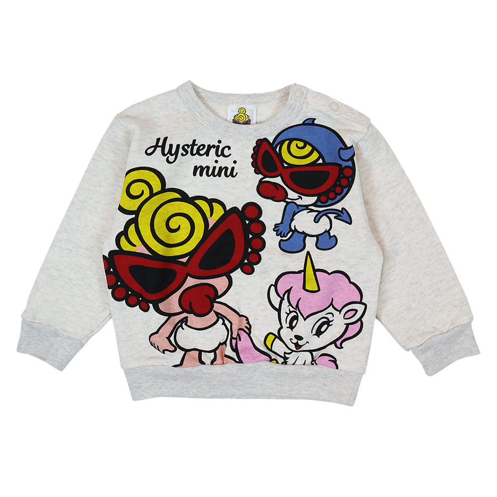 MY FIRST HYSTERIC HAPPY NAPPY 裏毛トレーナー