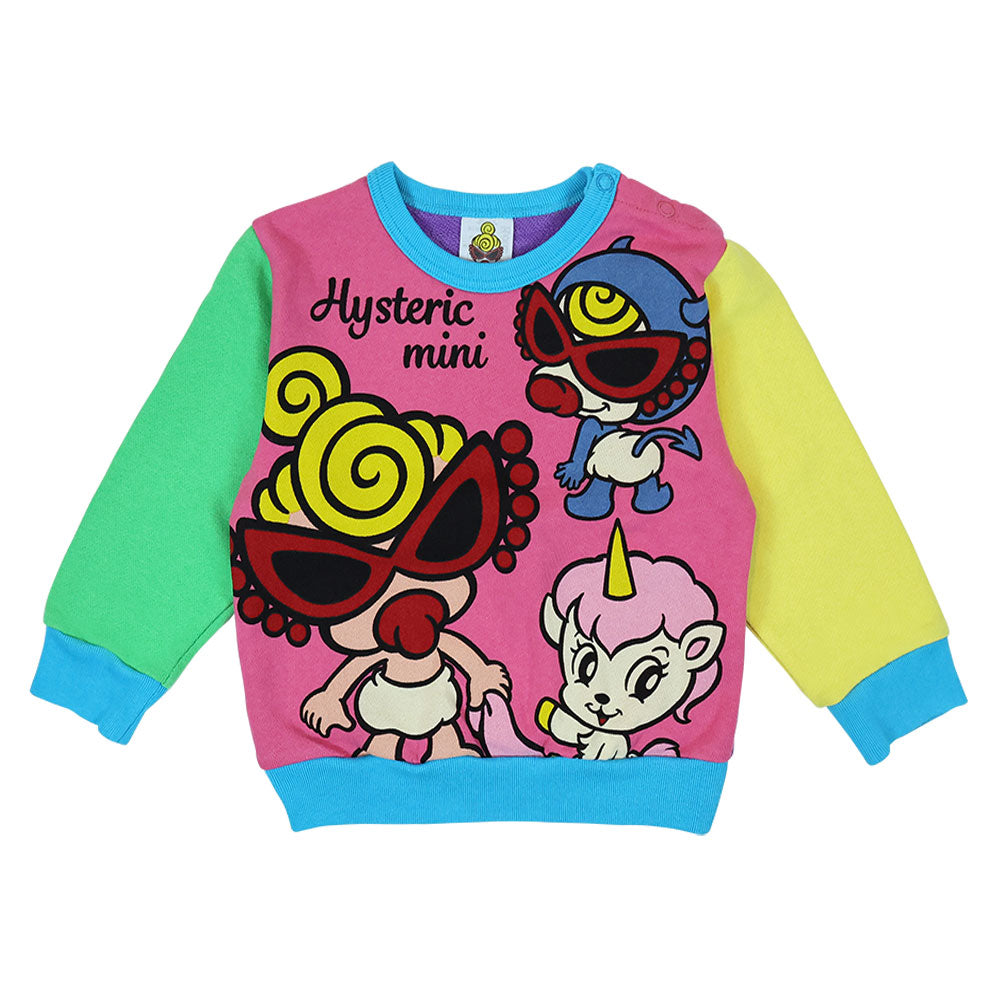 MY FIRST HYSTERIC HAPPY NAPPY 裏毛トレーナー