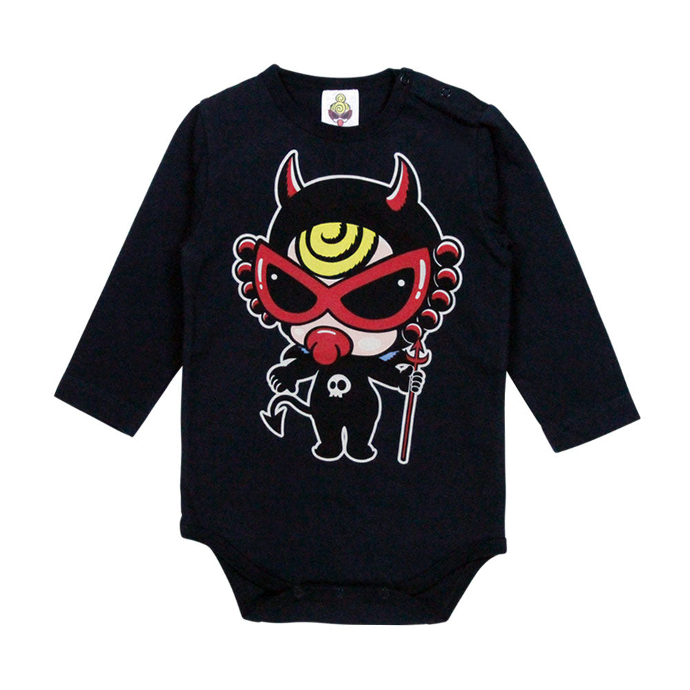 DEVILKIN 羽付き 長袖ロンパース