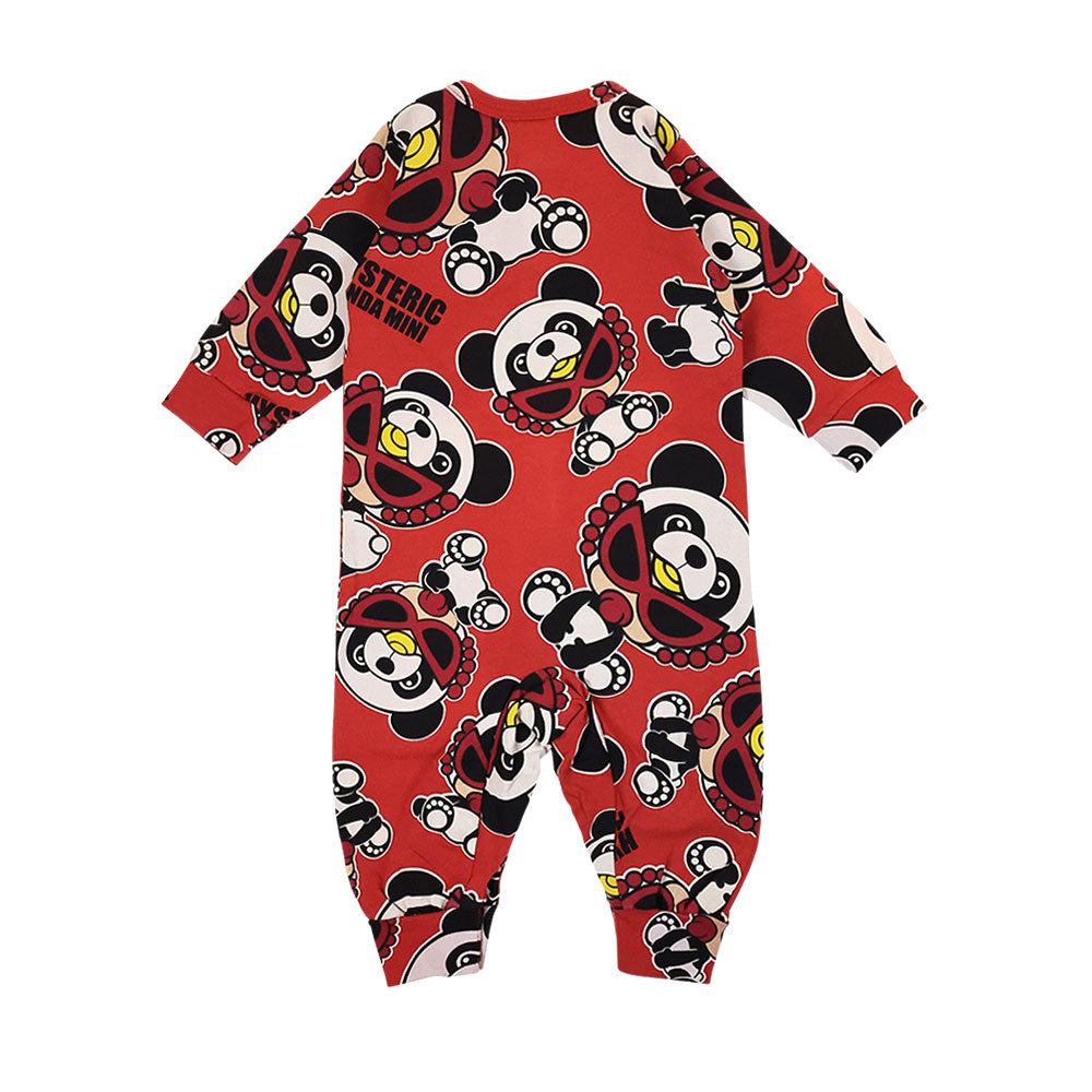 PANDA MINI総柄 カバーオール