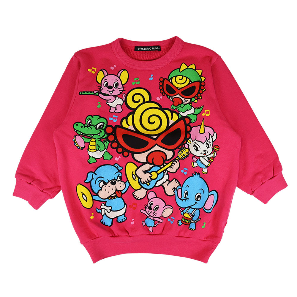 Hystericmini HYS-MINI BAND CLUB 裏毛BIG トレーナー