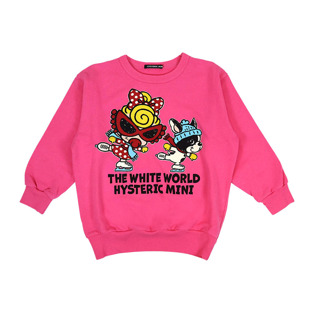 THE WHITE WORLD WITH J 裏毛トレーナー