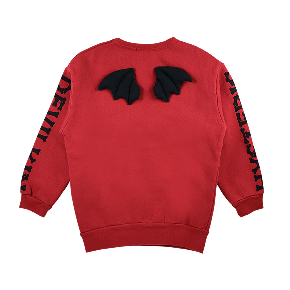 DEVILKIN 羽付き 裏起毛トレーナー