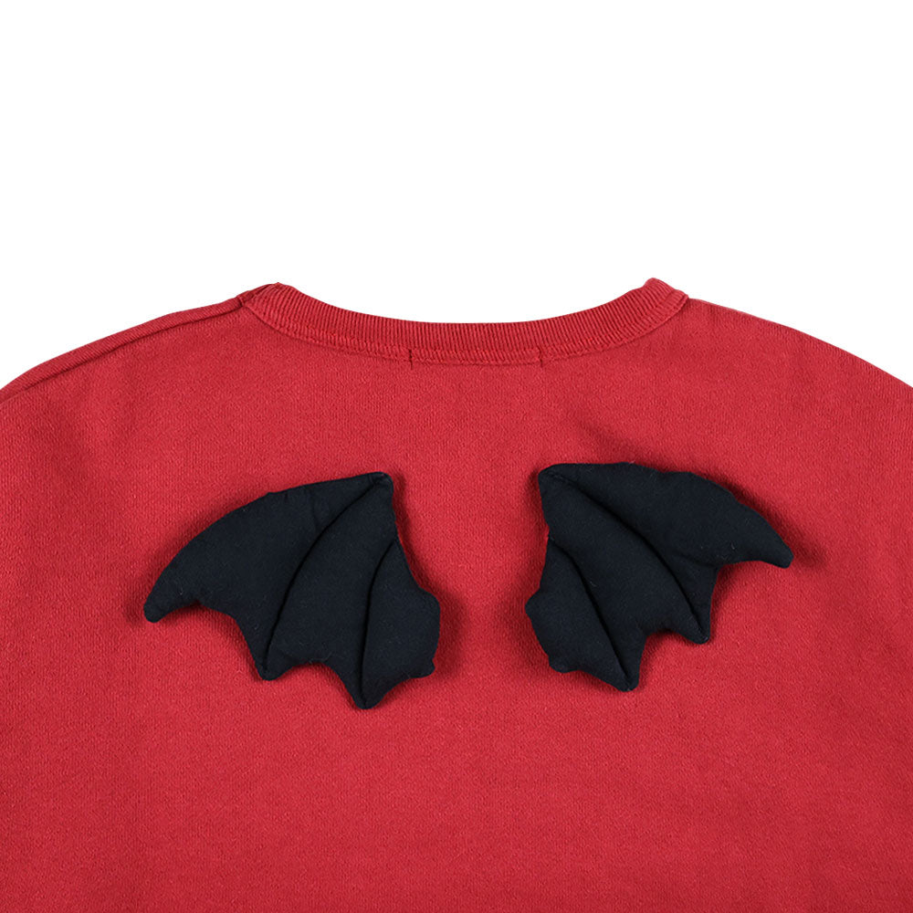 DEVILKIN 羽付き 裏起毛トレーナー