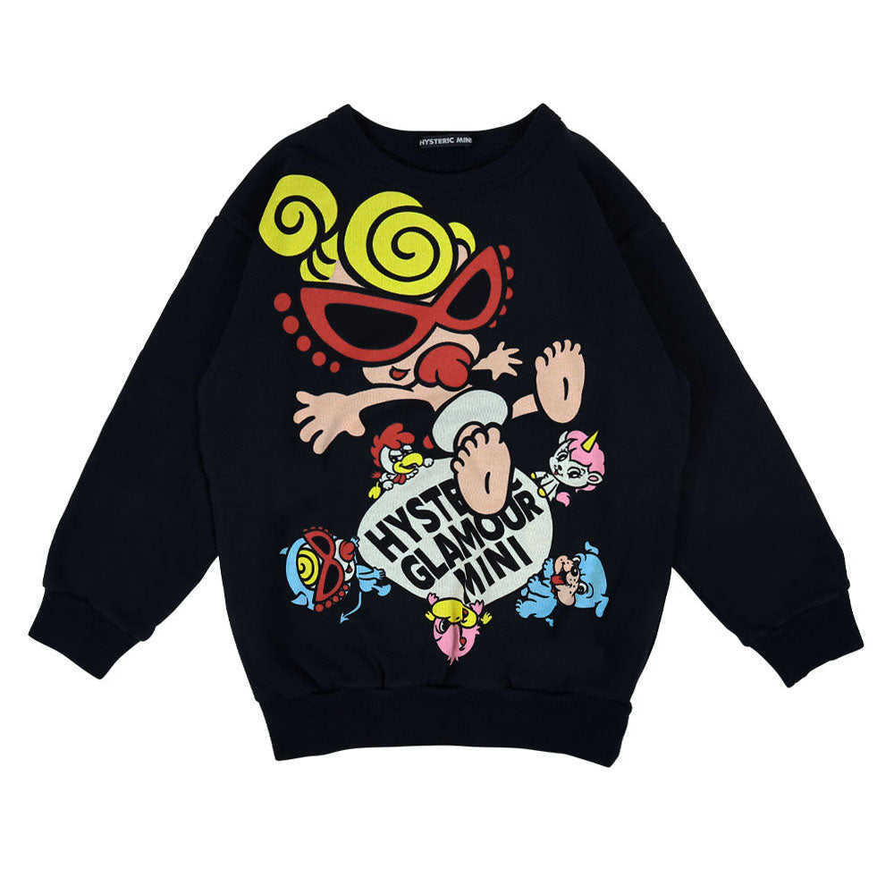 HYSTERIC MINI JUMP HIGH TO THE SKY 裏毛トレーナー