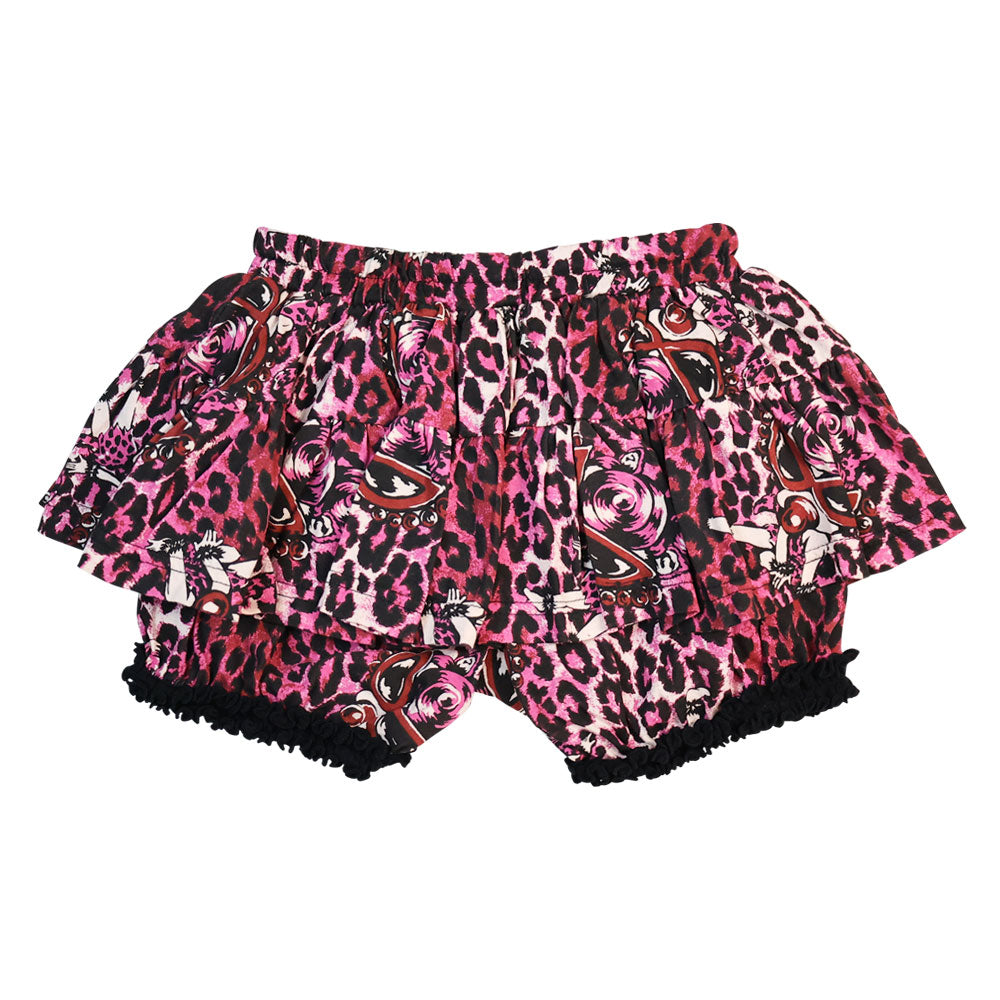 LEOPARD SEXY MINI総柄 インナーパンツ付きスカート