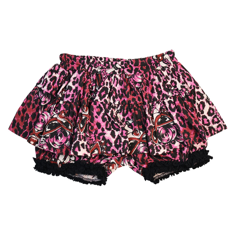 LEOPARD SEXY MINI総柄 インナーパンツ付きスカート