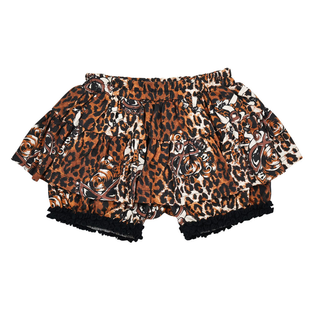 LEOPARD SEXY MINI総柄 インナーパンツ付きスカート
