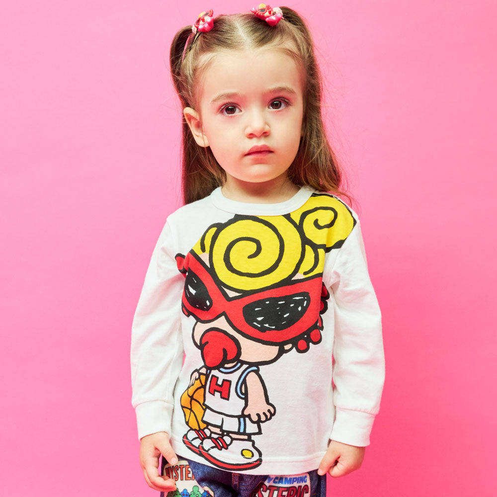 HYSTERIC MINI HOOPS 長袖Tシャツ