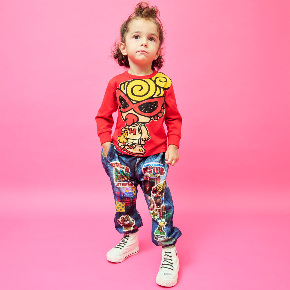 HYSTERIC MINI HOOPS 長袖Tシャツ