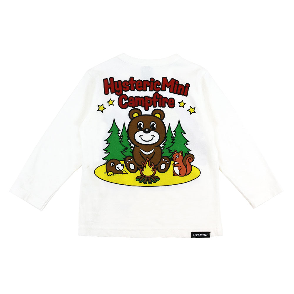 NIGHT TIME FRIENDS&CAMP BEAR 長袖Tシャツ