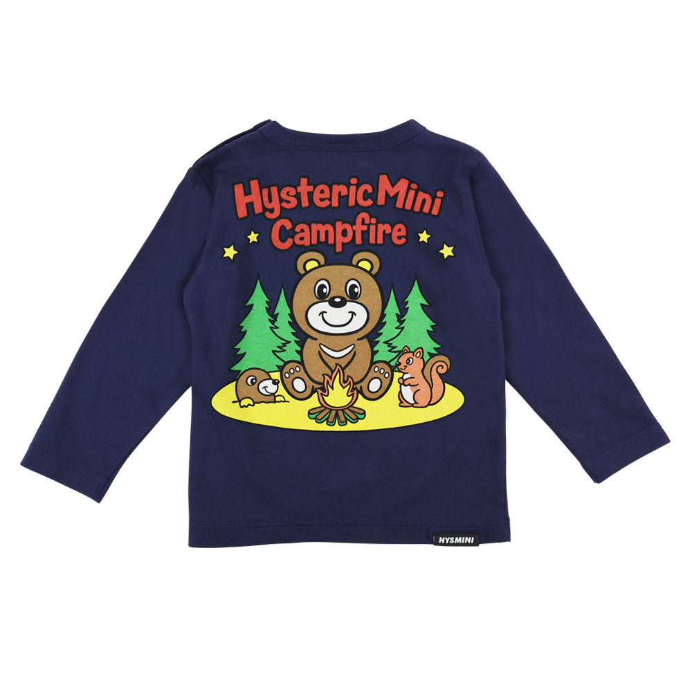 NIGHT TIME FRIENDS&CAMP BEAR 長袖Tシャツ