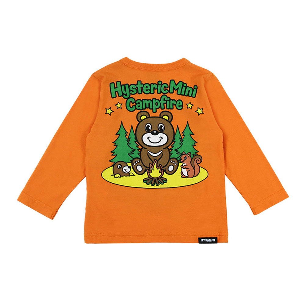 NIGHT TIME FRIENDS&CAMP BEAR 長袖Tシャツ