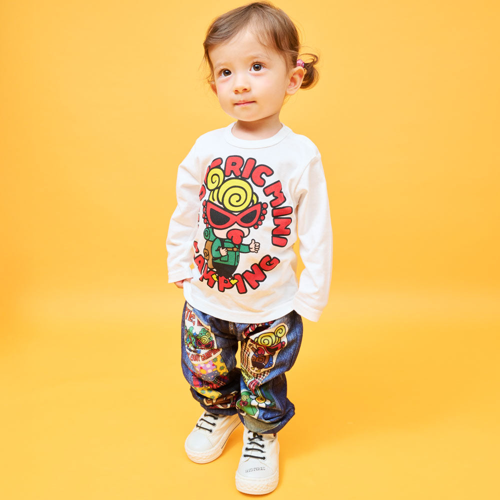 NIGHT TIME FRIENDS&CAMP BEAR 長袖Tシャツ