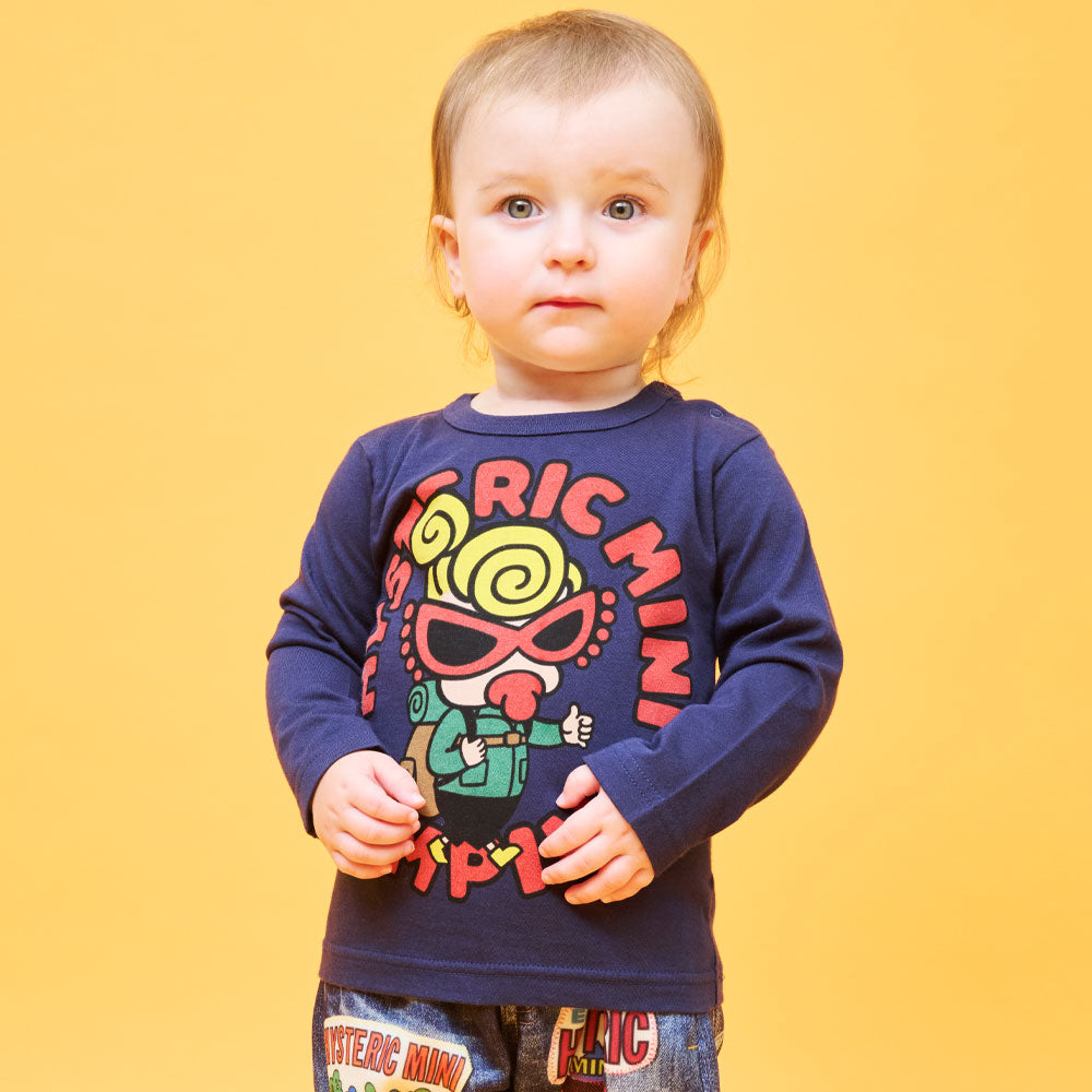 NIGHT TIME FRIENDS&CAMP BEAR 長袖Tシャツ